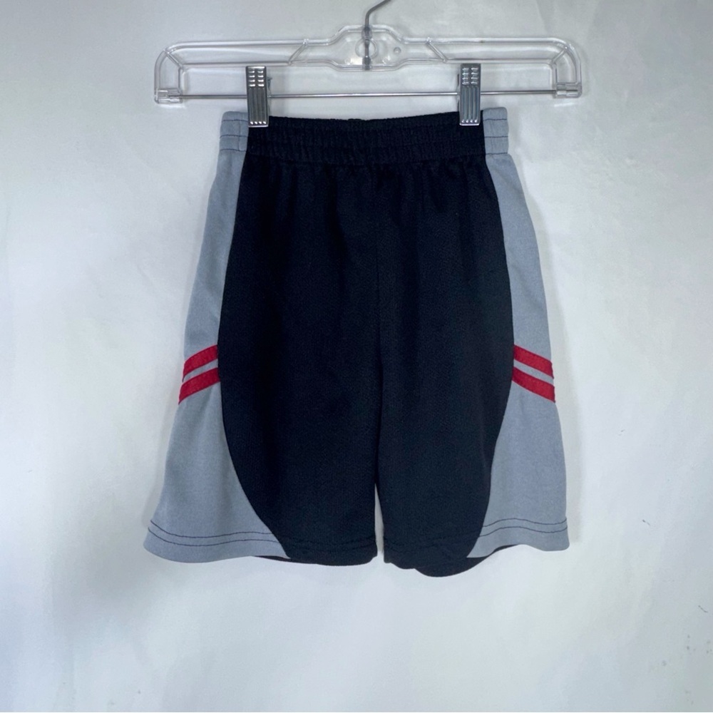 Mad Game Boys Black &Gray Athletic Basketball Shorts